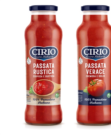 Cirio, nuova immagine per le passate un’offerta trasparente come la filiera