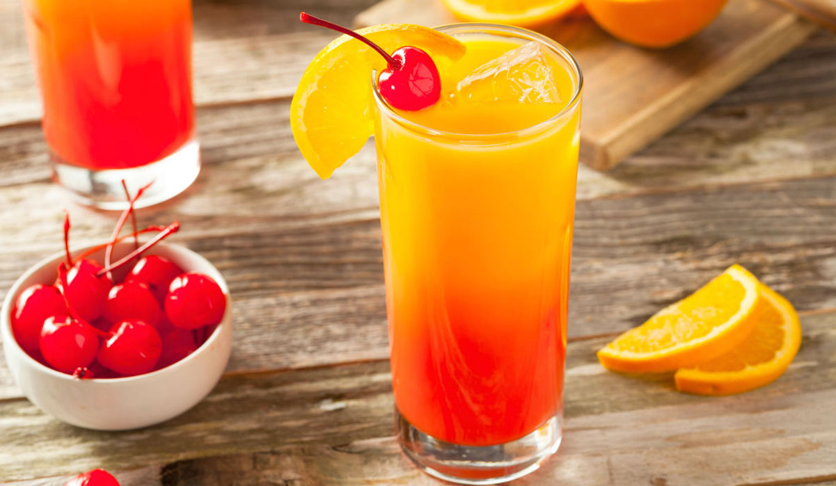 Tequila Sunrise Coctkail Tequila Sunrise Coctkail